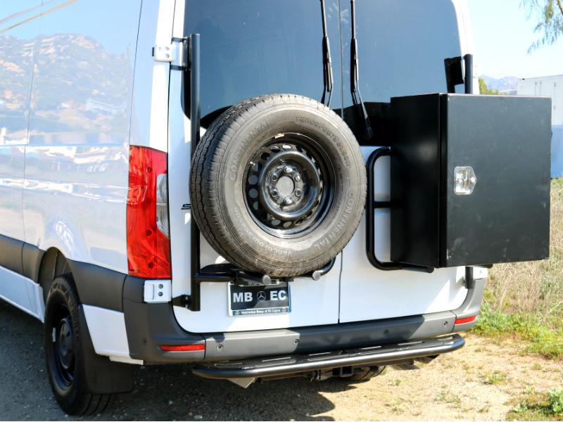 MERCEDES SPRINTER REAR DOOR TIRE/BOX CARRIER (2019+)